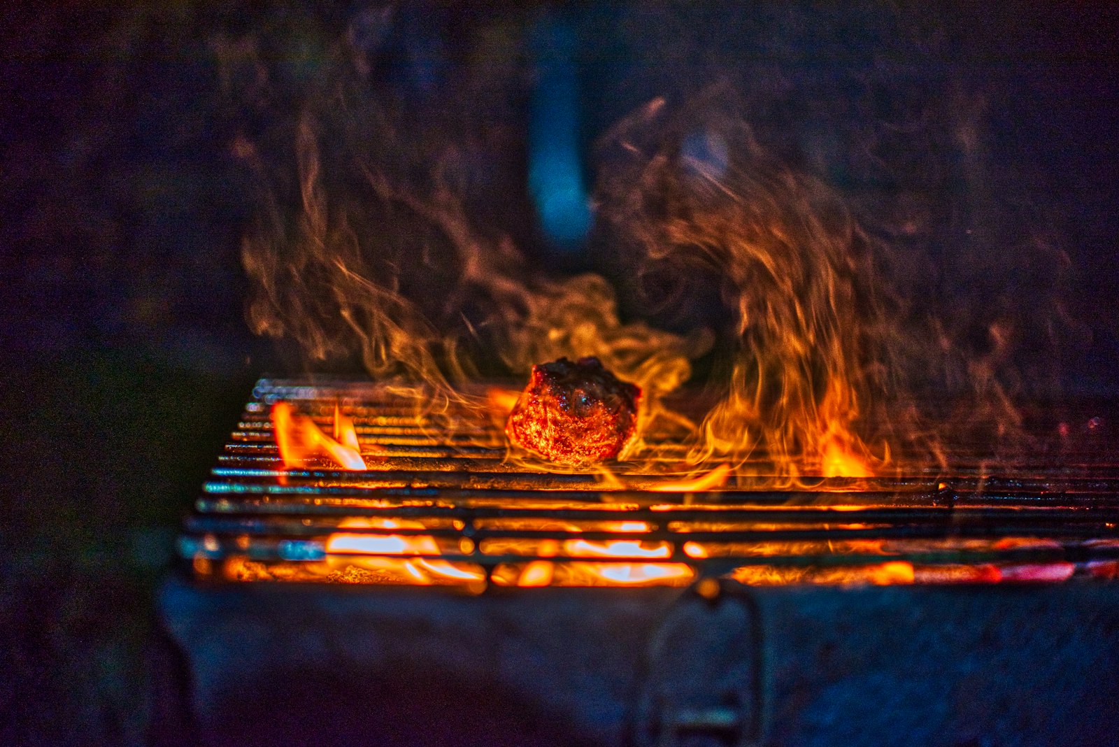 BBQ smoke and commercial kitchen equipment