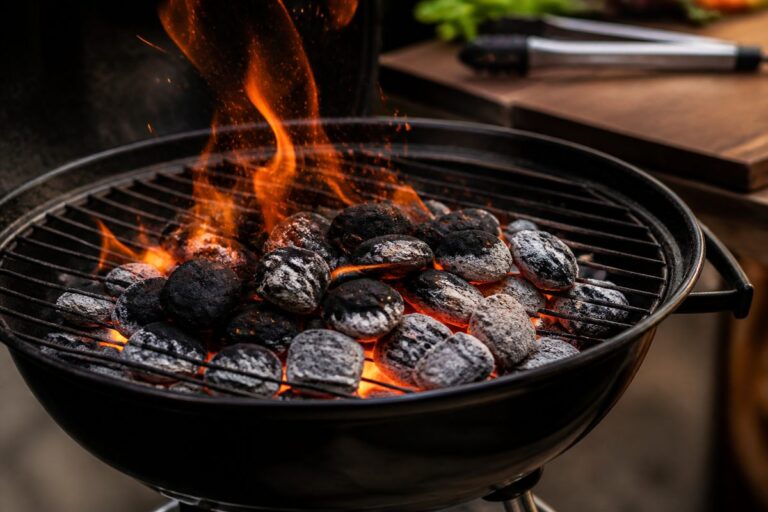 build charcoal fire grilling