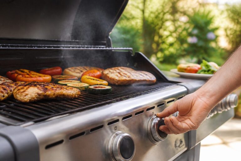 light gas grill safely